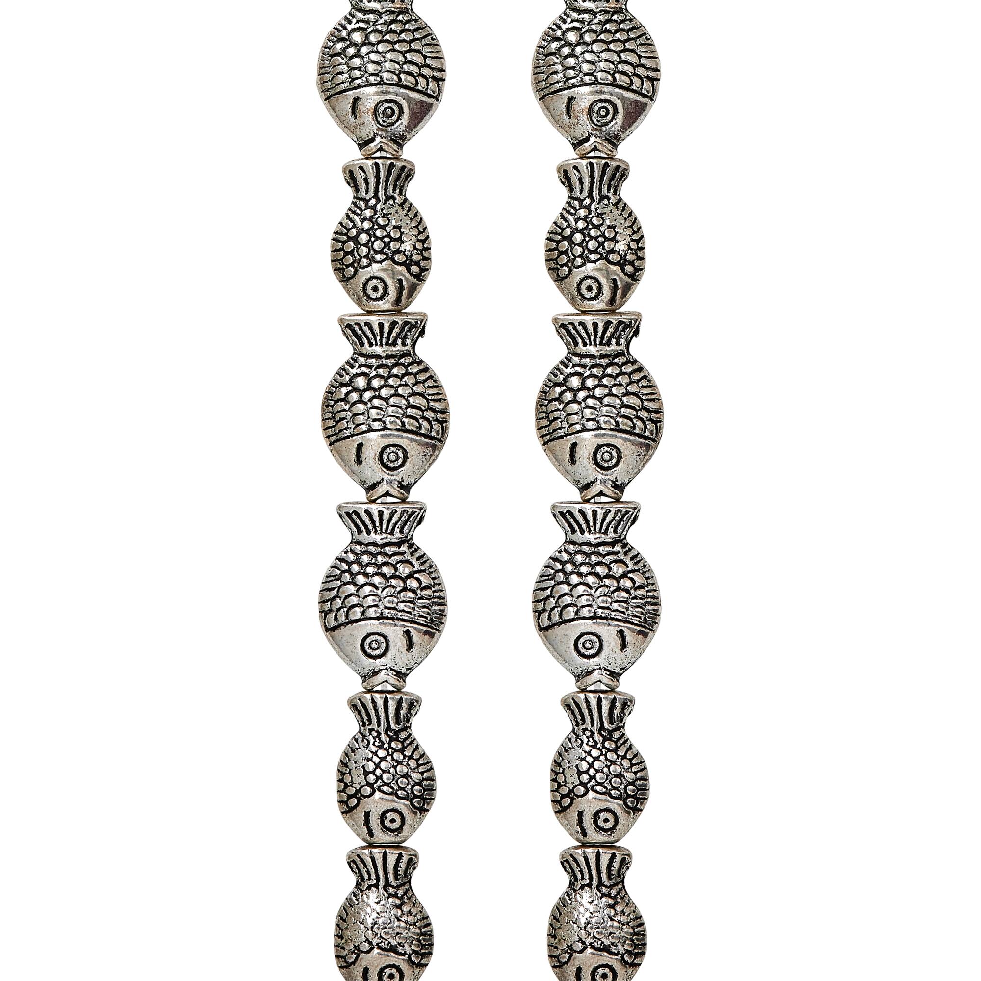 Antique Silver Fish Mix Metal Beads by Bead Landing™